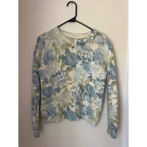 Joie Mohair Floral Wool Blend Sweater